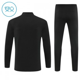 Manchester City Niño Sudadera De Entrenamiento 2025-26 Cuarto-Cremallera Negra